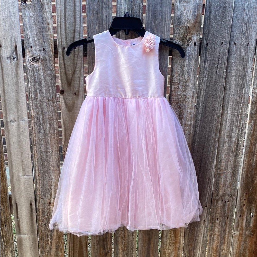 Cherokee Girl’s Pink Sleeveless Tulle Dress